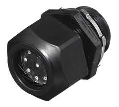 HUBBELL Hubbell SEC75B452 3/4 Inch Hub 5.2 mm Black 4-Hole Cord Grip Connector