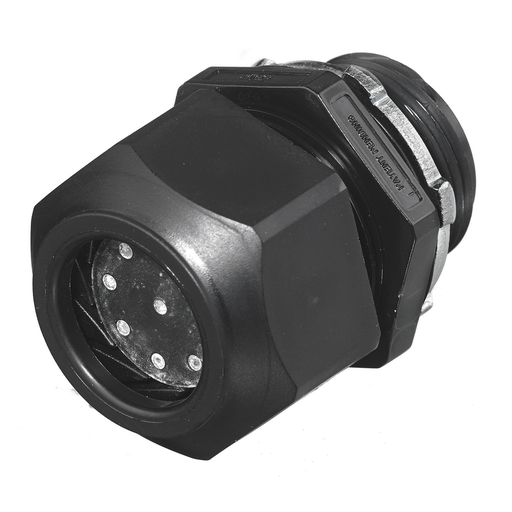 HUBBELL Hubbell SEC75B452 3/4 Inch Hub 5.2 mm Black 4-Hole Cord Grip Connector
