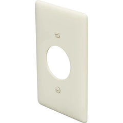 HUBBELL WIRING Hubbell Wiring Device-Kellems NP7I HWD Wall Plate, Nylon, Single-Gang, (1) 1.4 Opening, Ivory