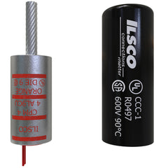 ILSCO Ilsco CPM-4 Copper Compression Pigtail Adaptor, Conductor Size 4, Tin Plated, UL, CSA