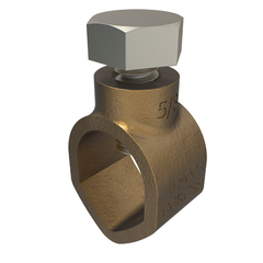 ILSCO Ilsco CGRC-58 Permaground Bronze Ground Rod Clamp 5/8in