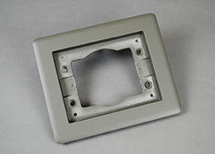 LEGRAND Legrand 817TCAL-GY Wiremold 1-Gang Carpet & Tile Flange