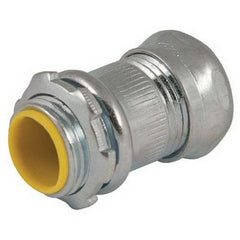 RACO Raco 2966 4 EMT Compression Connector, Steel - Insulated