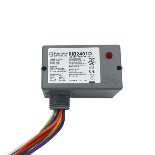 RELAYS RELAYS RIB2401D Enclosed Pilot Relay