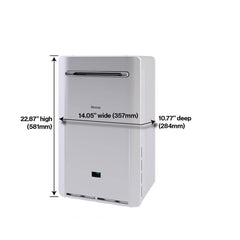 RINNAI Rinnai RE160EP RE Model Series 160 MBH Outdoor Non-Condensing Propane Gas Tankless Water Heater