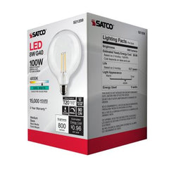 SATCO-NUVO SATCO-NUVO S21259 8-Watt G40 LED Light Bulb