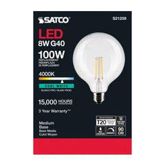 SATCO-NUVO SATCO-NUVO S21259 8-Watt G40 LED Light Bulb