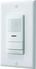 SENSORSWITCH Sensor Switch WSX PDT D WH Wallstation Wall Switch Sensor, 120 to 277 VAC, Passive Infrared/Microphonics Dual Technology Sensor, 20 ft Coverage, 180 deg
