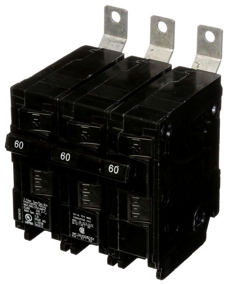 SIEMENS Siemens B360H 3-Pole 60 Amp 240 Volt 22 K Circuit Breaker