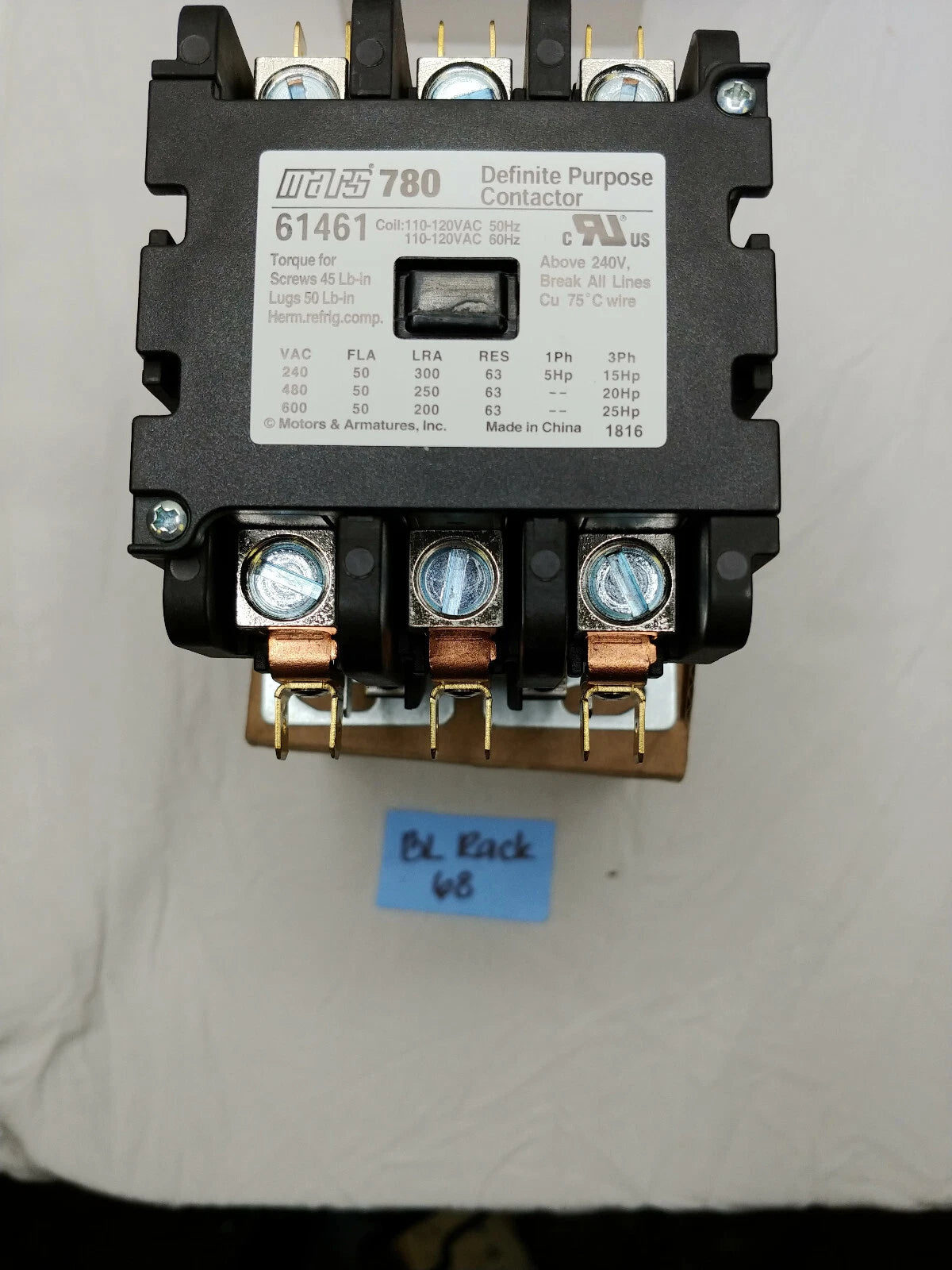 SIEMENS Siemens 61461 Definite Purpose Contactor