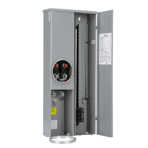 SIEMENS Siemens MC2442B1200ESV 200 Amp 24-Space 42-Circuit OH/UG 5-Jaw Ring No Bypass Meter Main Solar Ready Meter Center