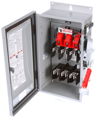SIEMENS Siemens HF364J 480/600 VAC 250/600 VDC 200 Amp 3-Pole 3-Wire NEMA 12 Heavy Duty Fusible Safety Switch