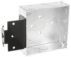SOUTHWIRE Southwire 52151-MS Garvin 4-Inch Square Junction Box with Metal Stud Bracket