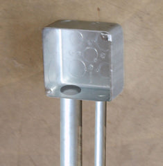 SOUTHWIRE Southwire 52171-3/4 Junction Box 4 Square Galvanized Steel