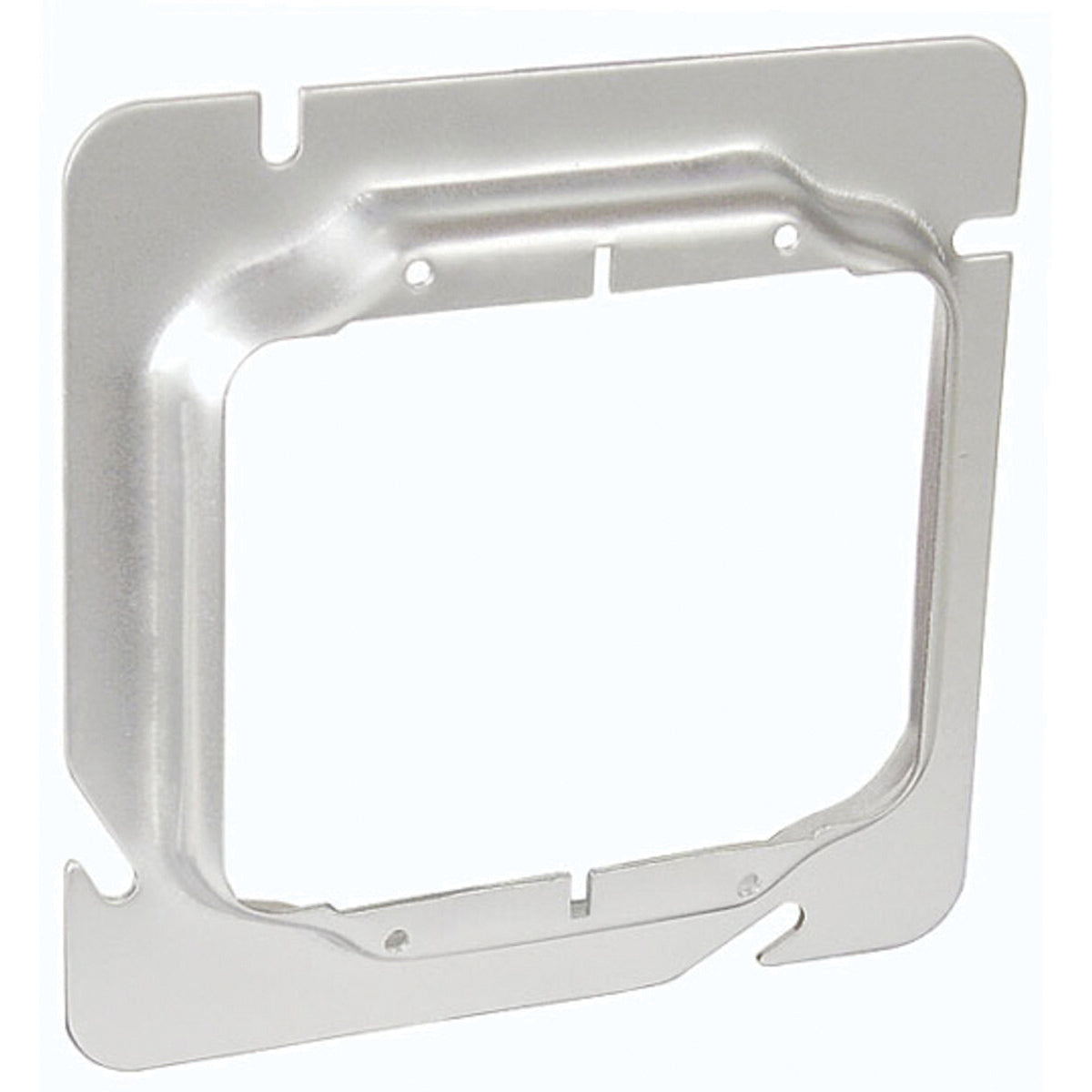 SOUTHWIRE Southwire 72C17 Device Ring, 2-Gang, Square, Steel, Galvanized