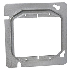 SOUTHWIRE Southwire 72C17 Device Ring, 2-Gang, Square, Steel, Galvanized