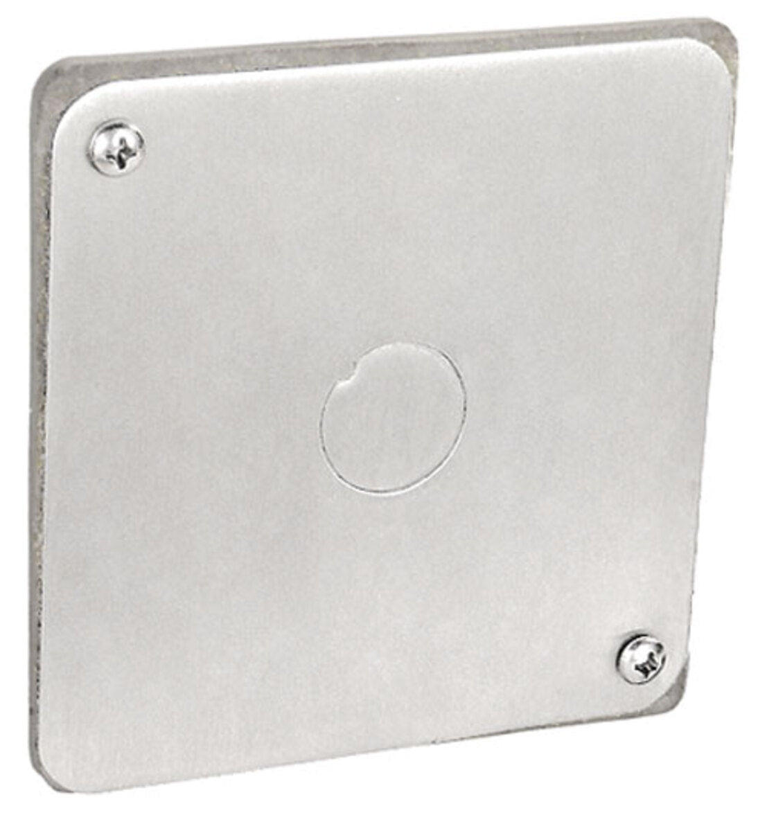 SOUTHWIRE Southwire 52C6 Garvin 4-Inch Square Flat Cover with 1/2-Inch Knockout