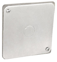 SOUTHWIRE Southwire 52C6 Garvin 4-Inch Square Flat Cover with 1/2-Inch Knockout