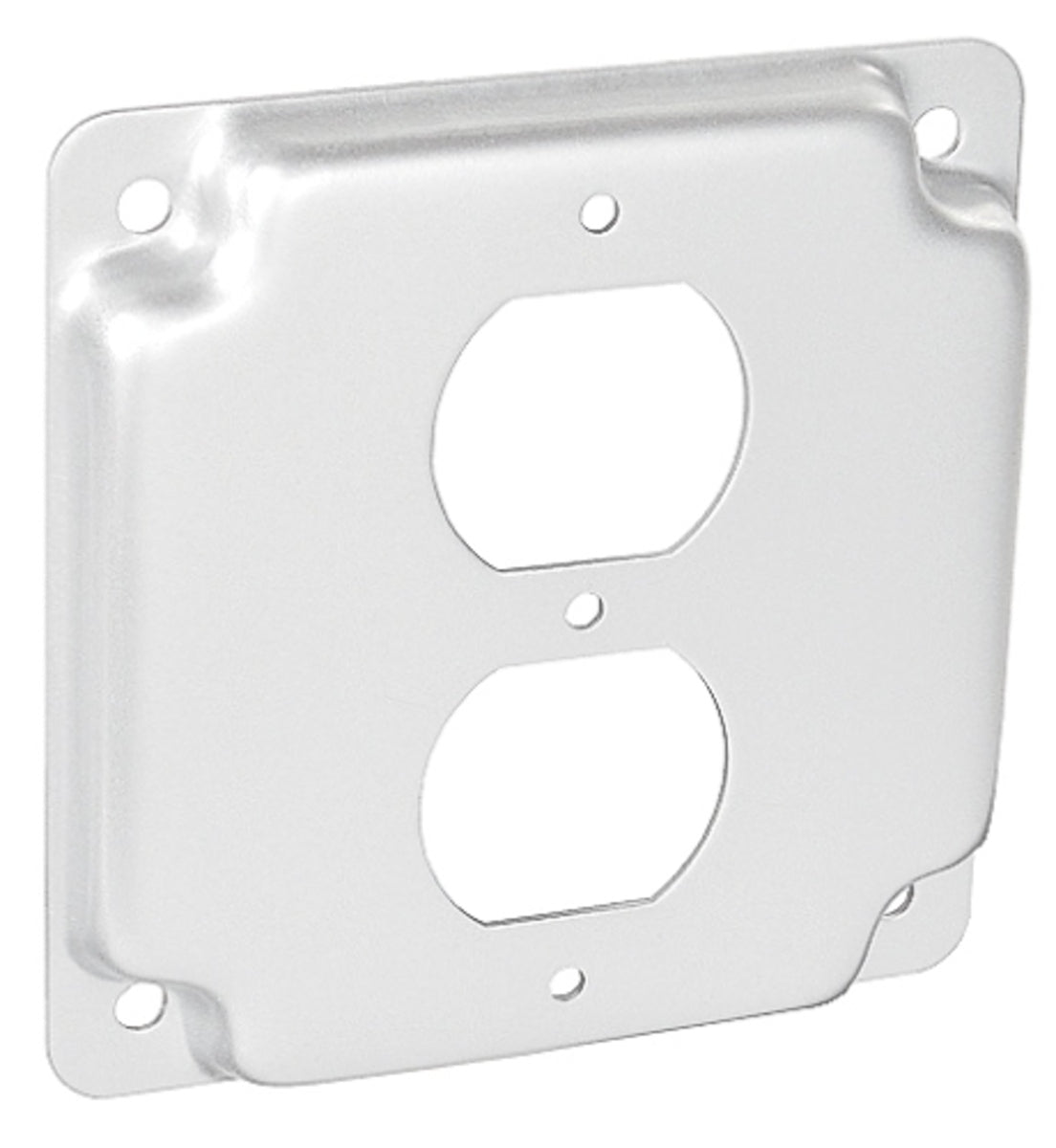 SOUTHWIRE Southwire G1938 4-Inch Square Duplex Receptacle Industrial Surface Cover