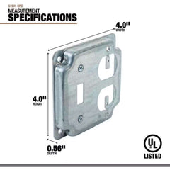 SOUTHWIRE Southwire G1941 Square Steel Box Cover