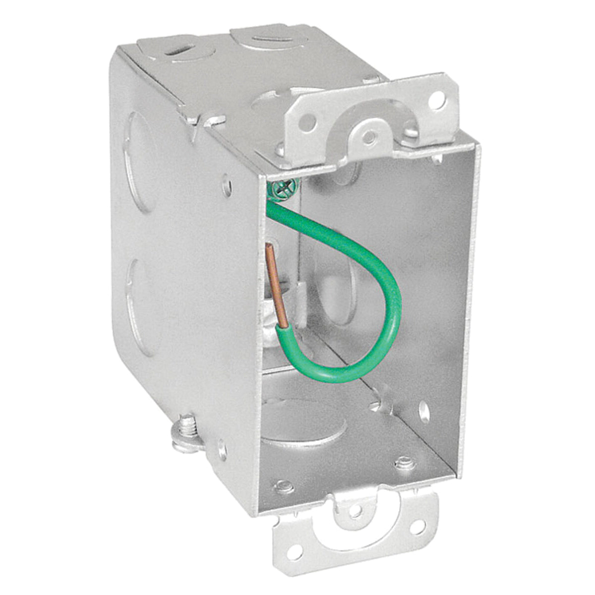 SOUTHWIRE Southwire G603-R Switch Box, 1-Gang, Steel, Galvanized
