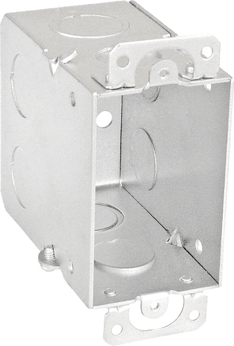 SOUTHWIRE Southwire G603-R Switch Box, 1-Gang, Steel, Galvanized