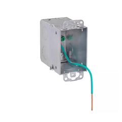 SOUTHWIRE Southwire G603-R Switch Box, 1-Gang, Steel, Galvanized