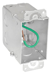 SOUTHWIRE Southwire G603-R Switch Box, 1-Gang, Steel, Galvanized