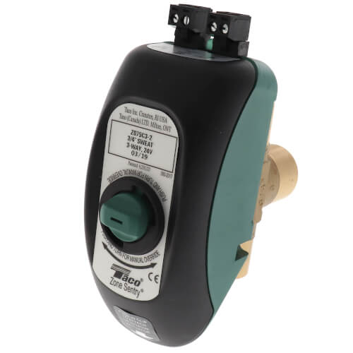 TACO TACO Z075C3-1 Zone Sentry Valve 3-Way 3/4 Sweat Normally Closed
