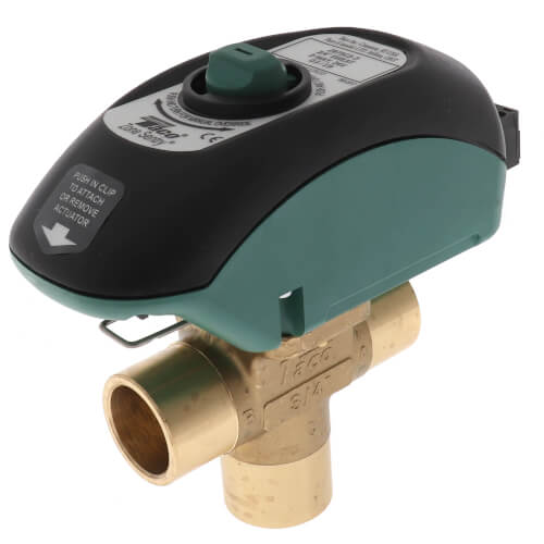 TACO TACO Z075C3-1 Zone Sentry Valve 3-Way 3/4 Sweat Normally Closed
