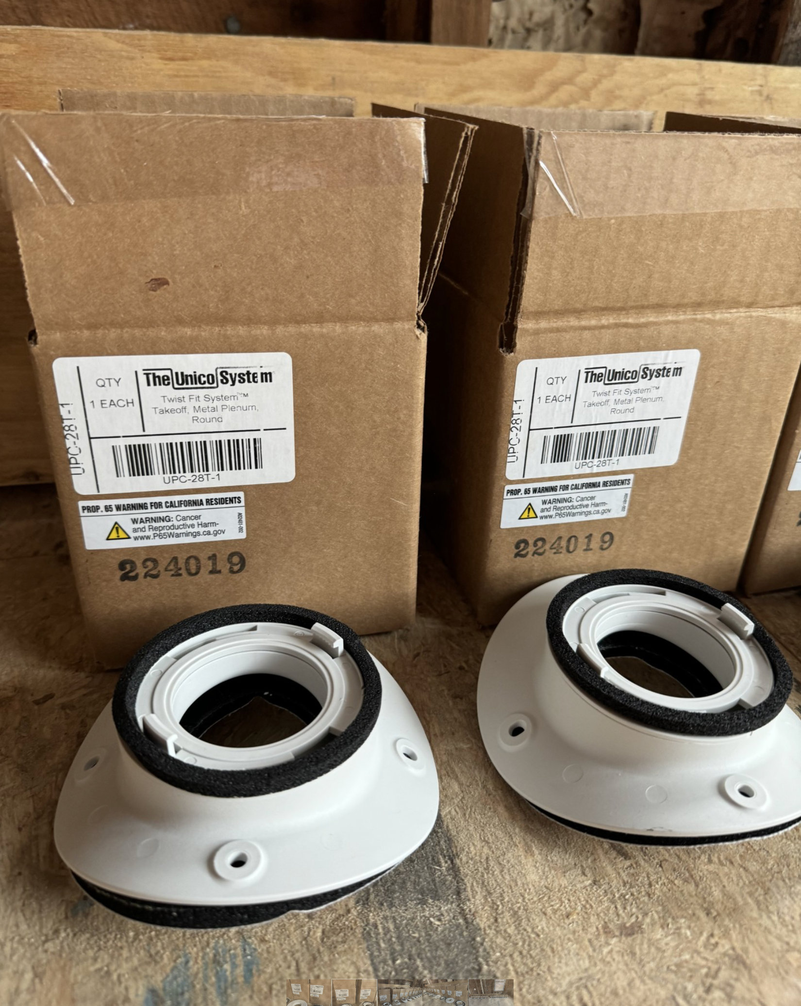 UNICO Unico UPC-28T-6 Twist-Fit Saddle Tap Take-Off Flange