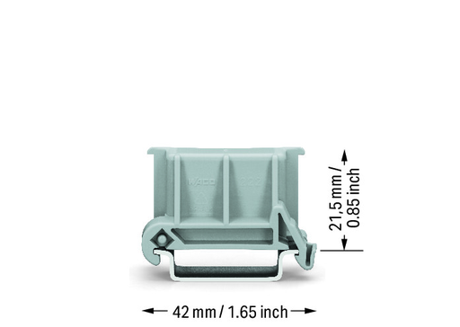 WAGO WAGO 222-510 Angled DIN-Rail Adapter Combined W/222-500 Mounting Carrier For DIN 35