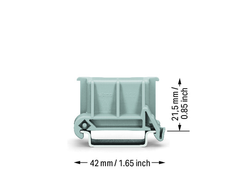 WAGO WAGO 222-510 Angled DIN-Rail Adapter Combined W/222-500 Mounting Carrier For DIN 35