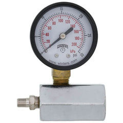 WINTERS INSTRUMENTS Winters Instruments PETG202 2 PET Economy Gas Test Pressure Gauge 0-30 PSI