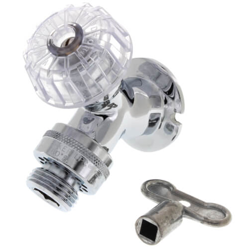 WOODFORD Woodford 24P1/2-PC Model 24 1/2 FPT Inlet Anti-Siphon Mild Climate Wall Faucet w/ Polycarbonate Handle