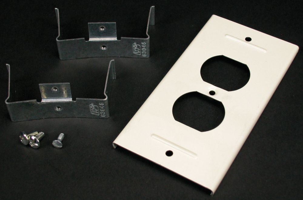 LEGRAND Wiremold V3046BE Steel Duplex Receptacle Cover 3000 Series