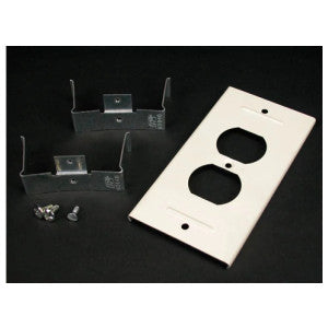 LEGRAND Wiremold V3046BE Steel Duplex Receptacle Cover 3000 Series