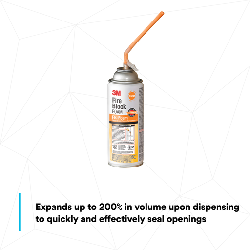 3M 3M 7010401353 Fire Block Foam FB-Foam 12 fl oz Can