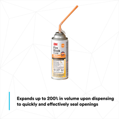 3M 3M 7010401353 Fire Block Foam FB-Foam 12 fl oz Can