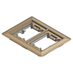 ABB ABB 642-P-CACB Brass Carpet Activation Kit Flush Service 2-Gang