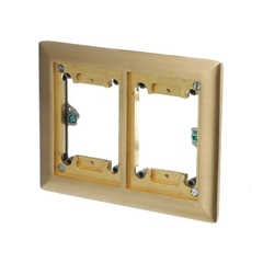 ABB ABB 642-P-CACB Brass Carpet Activation Kit Flush Service 2-Gang