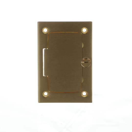 ABB ABB P64-GFCI Brass GFCI Floor Box Cover