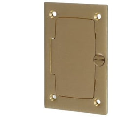 ABB ABB P64-GFCI Brass GFCI Floor Box Cover