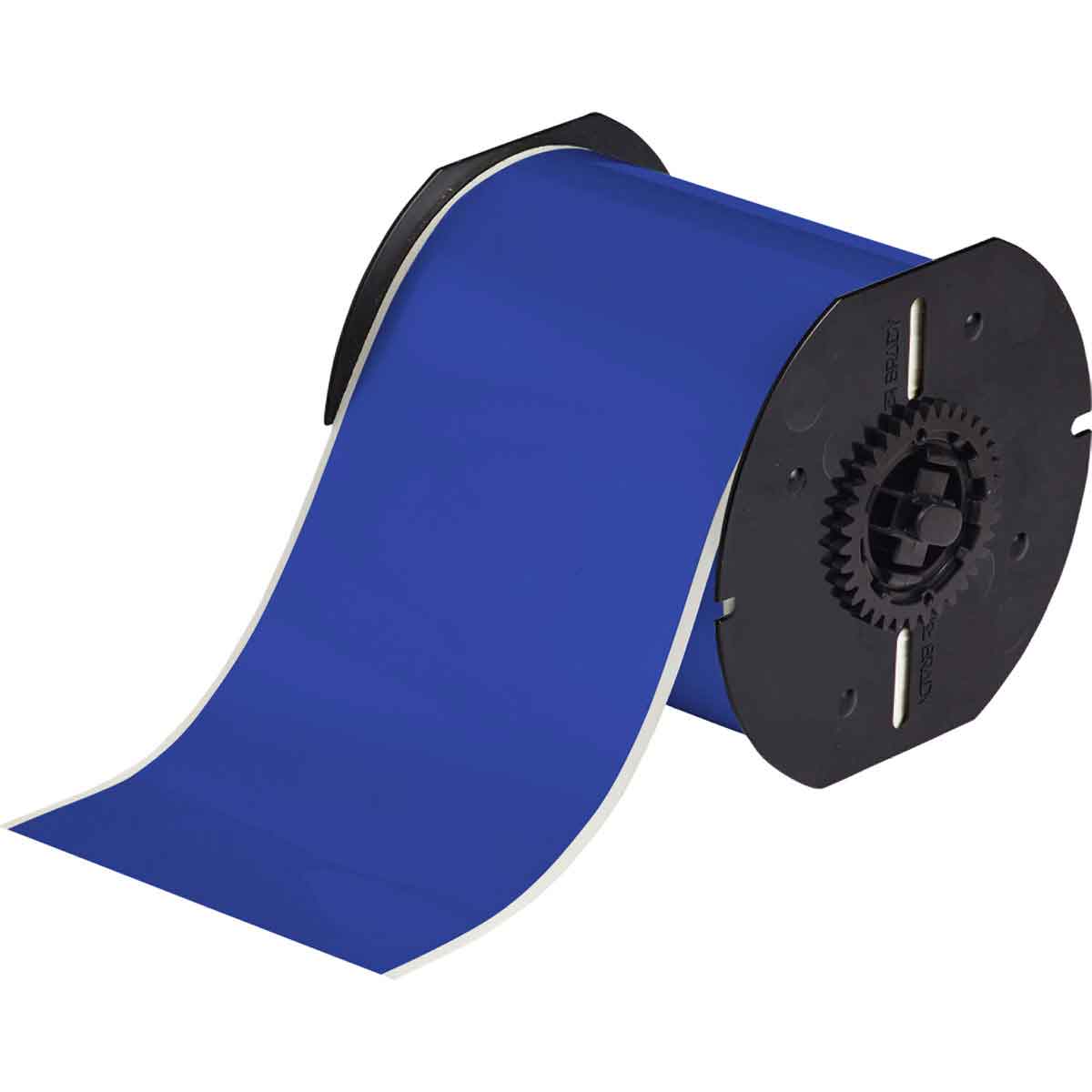 BRADY Brady B30C-4000-595-BL Vinyl Labels, 4 W x 100 L, Blue
