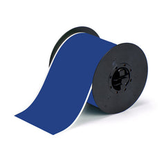 BRADY Brady B30C-4000-595-BL Vinyl Labels, 4 W x 100 L, Blue