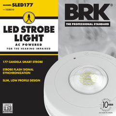 BRK BRK 1038510 AC Hardwired Signaling Device with 177 Candela Strobe Light