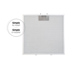 BROAN-NUTONE BROAN-NUTONE S97018027 Aluminum Range Hood Filter Replacement (2-Pack)