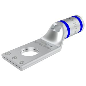 BURNDY Burndy YAV6CLTC14FX 6 Flex G,H,I,K,M,DLO, 6 AWG CU, One Hole, 1/4 Stud Size, Standard Barrel, Inspection Window Internal Chamfer