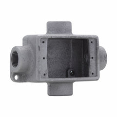 EATON Crouse-Hinds FSX1 4-Entry Shallow Device Box with Mounting Lug and Ground Screw