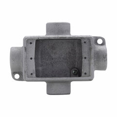 EATON Crouse-Hinds FSX1 4-Entry Shallow Device Box with Mounting Lug and Ground Screw